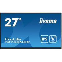 iiyama ProLite T2755MSC-B1 computer monitor 68,6 cm (27") 1920 x 1080 Pixels Full HD LED Touchscreen Tafelblad Zwart - thumbnail