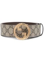 Gucci ceinture à boucle logo - Tons neutres - thumbnail