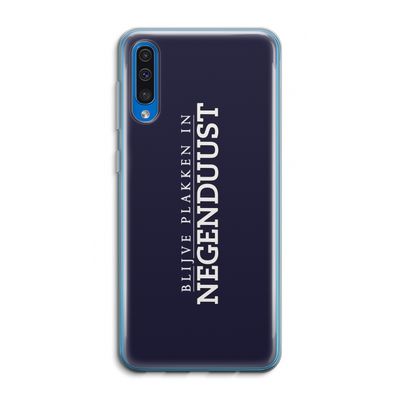 Blijve plakken in Negenduust: Samsung Galaxy A50 Transparant Hoesje
