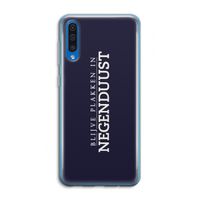 Blijve plakken in Negenduust: Samsung Galaxy A50 Transparant Hoesje