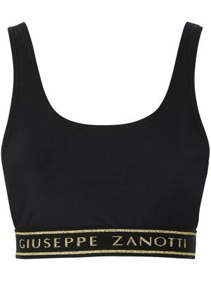 Giuseppe Zanotti débardeur à bande logo Halina - Noir