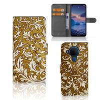Wallet Case Nokia 5.4 Barok Goud | Portemonnee hoesje