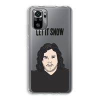 Let It Snow: Xiaomi Redmi Note 10S Transparant Hoesje