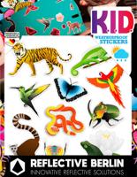 REFLECTIVE BERLIN reflex-sticker "k.i.d." ref.sticker re.berlin kid jungle