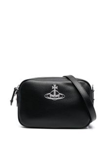 Vivienne Westwood sac à bandoulière Anna à plaque Orb - Noir