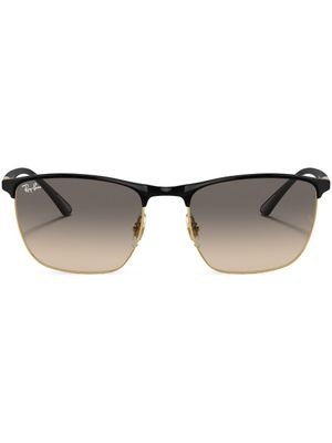 Ray-Ban lunettes de soleil teintées à monture carrée - Noir