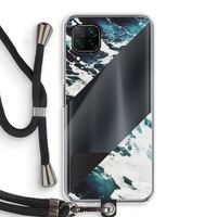 Golven: Huawei P40 Lite Transparant Hoesje met koord