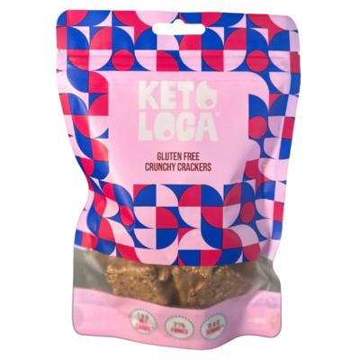 Keto Loca Crunchy Crackers (100 gr)