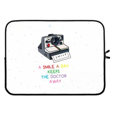 Smile: Laptop sleeve 15 inch