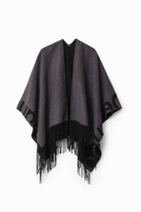 Omkeerbare poncho - BLACK - U