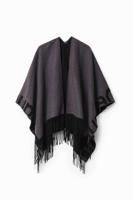 Omkeerbare poncho - BLACK - U - thumbnail