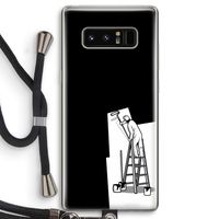Musketon Painter: Samsung Galaxy Note 8 Transparant Hoesje met koord