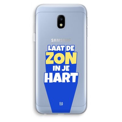Laat de zon in je hart: Samsung Galaxy J3 (2017) Transparant Hoesje