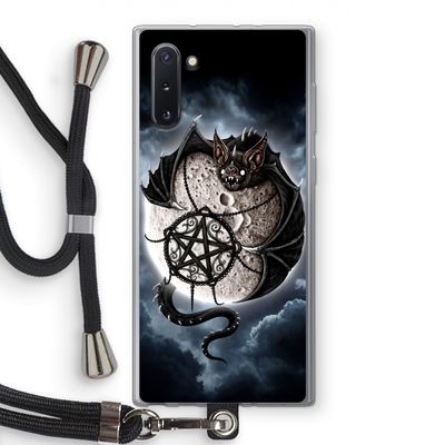 Volle maan: Samsung Galaxy Note 10 Transparant Hoesje met koord