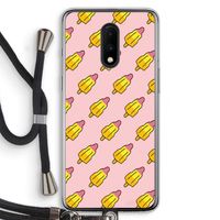 Waterijsjes: OnePlus 7 Transparant Hoesje met koord