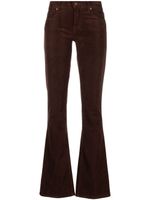 7 For All Mankind pantalon à coupe évasée - Marron