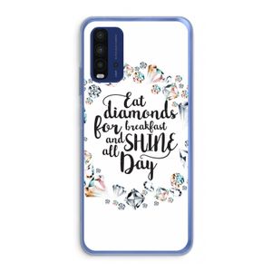 Diamonds: Xiaomi Redmi 9T Transparant Hoesje