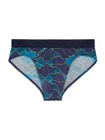 HOM - Mini Briefs - Lino - navy, Maat:L