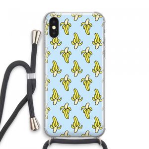 Bananas: iPhone XS Max Transparant Hoesje met koord