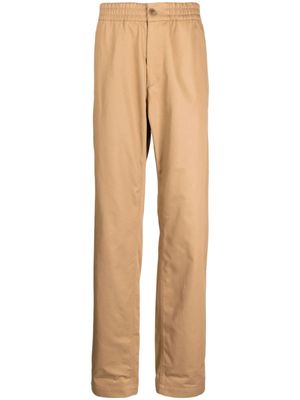 Maison Kitsuné pantalon à coupe droite - Marron