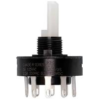 C & K Switches R20307RR01Q Draaischakelaar 125 V, 250 V 5 A Schakelposities 3 1 stuk(s)