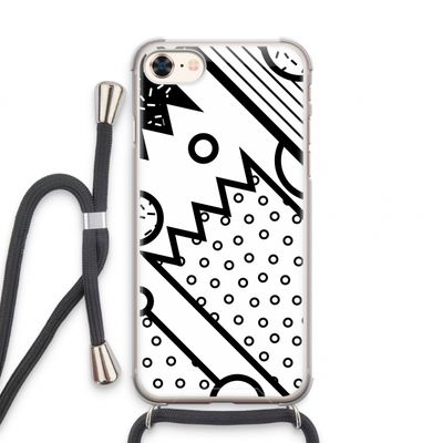 Pop Art #4: iPhone 7 Transparant Hoesje met koord