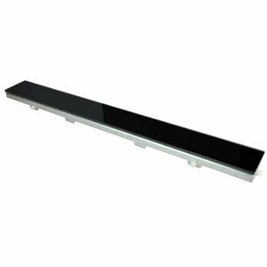 AQS Glasrooster Tbv RVS Douchegoot 110x7 cm Zwart Boss & Wessing