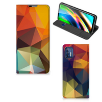 Motorola Moto G9 Plus Stand Case Polygon Color