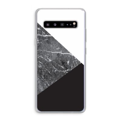 Combinatie marmer: Samsung Galaxy S10 5G Transparant Hoesje