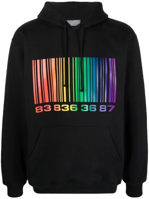 VTMNTS hoodie à imprimé graphique - Noir