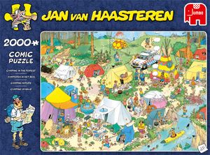 Jan van Haasteren – Kamperen in het Bos Puzzel 2000 Stukjes