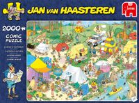 Jan van Haasteren – Kamperen in het Bos Puzzel 2000 Stukjes - thumbnail