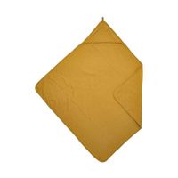 Meyco badcape basic jersey honey gold Maat