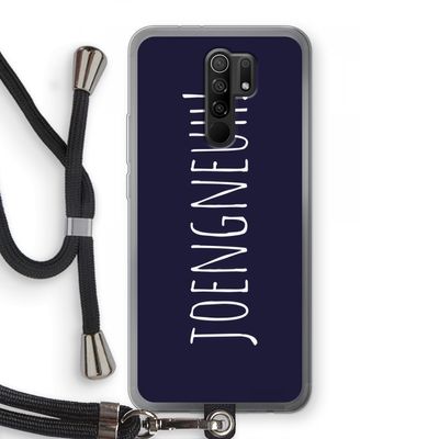 Joengneuh!: Xiaomi Redmi 9 Transparant Hoesje met koord