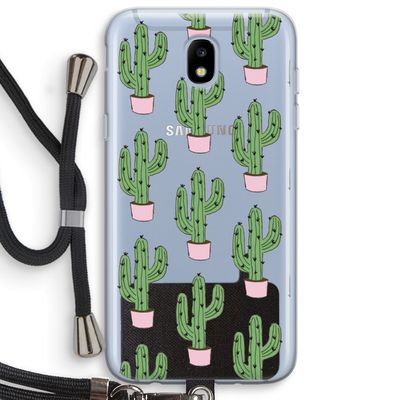 Cactus Lover: Samsung Galaxy J5 (2017) Transparant Hoesje met koord