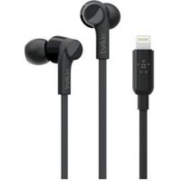 Belkin Rockstar In-Ear headphone USB-C Connector zw. G3H0002btBLK - thumbnail