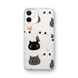 Katten: iPhone 12 mini Transparant Hoesje