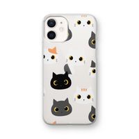 Katten: iPhone 12 mini Transparant Hoesje