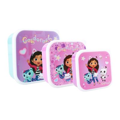 Snackboxset Gabby&apos;s Dollhouse 3-delig