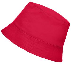 Vissershoedjes/zonnehoedjes - rood - voor volwassenen - Zomerhoeden