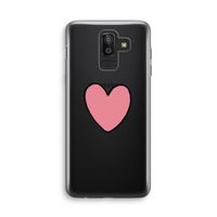 Hartje: Samsung Galaxy J8 (2018) Transparant Hoesje