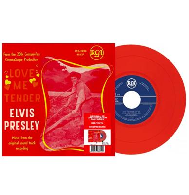 Elvis Presley - Love Me Tender - EP Etranger N14 (Rood Vinyl)