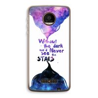 Stars quote: Motorola Moto Z Force Transparant Hoesje