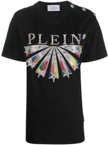 Philipp Plein t-shirt à logo imprimé - Noir