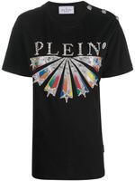 Philipp Plein t-shirt à logo imprimé - Noir