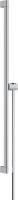 Hansgrohe Unica glijstang S Puro 90 cm met easy slide schuifstuk en Isiflex doucheslang 160 cm, chroom