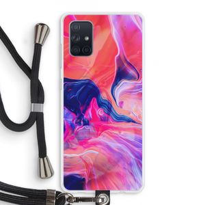 Earth And Ocean: Samsung Galaxy A71 Transparant Hoesje met koord