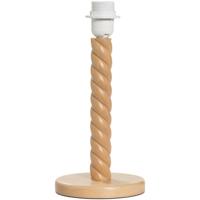 Leen Bakker - Lampvoet Noan - Naturel - 32,5xØ15 Cm - Hout - Bruin - H32.5 Cm