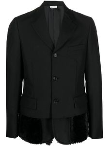 Comme des Garçons Homme Plus blazer à design superposé - Noir