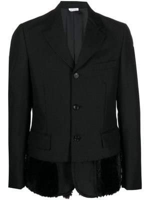 Comme des Garçons Homme Plus blazer à design superposé - Noir